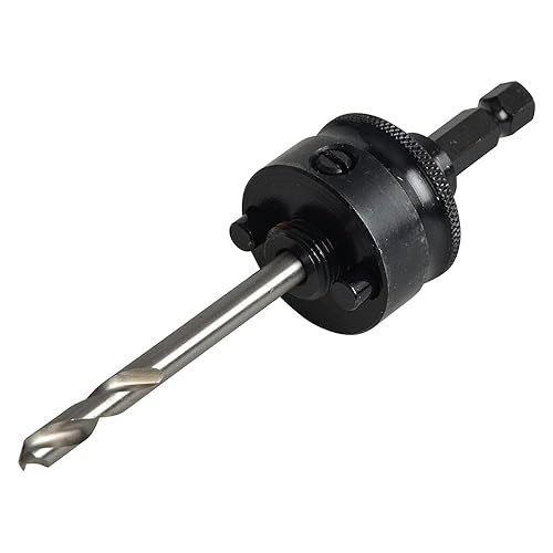 Miniatura 6 de Starrett Taladro piloto con punta de carburo de 1/4 de pulgada, ideal para mejoras profesionales y del hogar, rosca de tornillo de 1/2"-20, tamaño