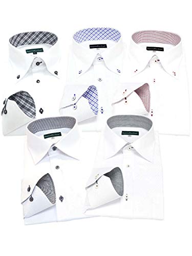 GREENWICH POLO CLUB(グリニッジポロクラブ) 長袖ワイシャツ 5枚セット メンズ pb 333-L