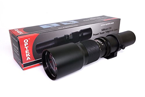 Opteka High Definition 500Mm F/8 Preset Telephoto Lens For Sony Alpha A-Mount Digital Slr Cameras #TOP9