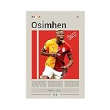 NCUDANK Victor Osimhen Poster auf Leinwand, Wandkunst, 