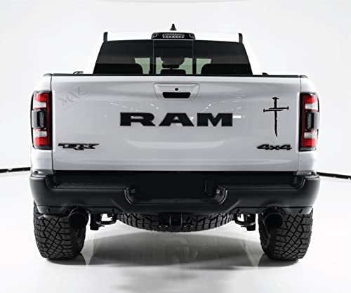 Cross Of Nails Decal Sticker | Cars Trucks Vans Suvs Windows Walls Cups Laptops | Black | 6" Inch Appx (Cross Of Nail Black) Maz-457 #TOP4