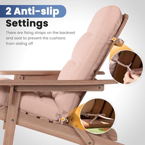 Amopatio Outdoor Adirondack Chair Cushion Patio Rocking Chair Cushions by Amopatio - Used condition - Image 6