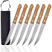 Produktbild Esie Houzie Steak Steakmesser Set, Tafelmesser 6 teiliges, Messerset für die Küche, Gezahnte Steakmesser aus Edelstahl, Scharfe Klinge für Restaurant, Geschirr, Camping