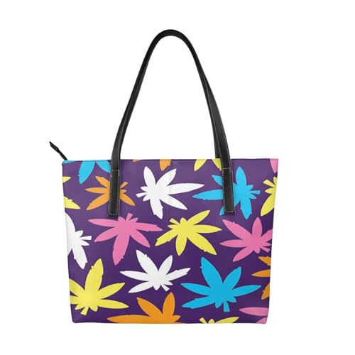 Sac fourre-tout imperméable pour femme | Grand sac de travail coloré