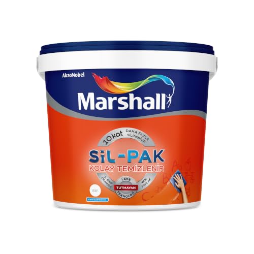 MARSHALL Sil-Pak Silinebilir Silikonlu Duvar Boyası 2,5 L…