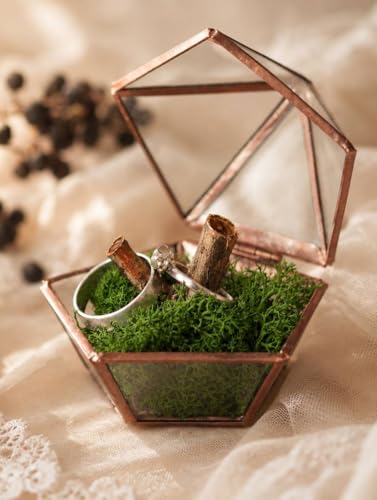 Natural-Material Wedding Ring Box