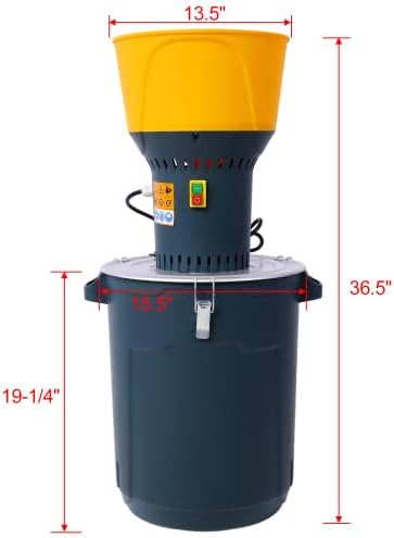 50L Grain Mill Grinder Electric Corn Grinder, Grain Mills Mill Flour Mills Molino de Maiz, Farm Home Electric Grinder for Corn Grain Feed, Wheat Grinder with 5 Grinder Sieves+1Wrench