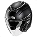 HJC i31 Solid Open Face Motorcycle Helmet, DOT Approved (Semi Flat Black, Medium)