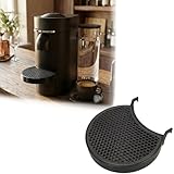 Drip Tray For Nespresso Vertuo Plus Coffee Machine - Oversized Replacement For Nespresso Drip Tray, Removable Grate, Spill-Proof & Easy To Clean Replacement Parts