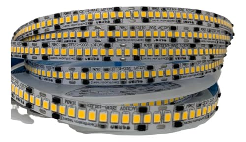 Fita Led 110v Direta 240leds/m Rolo 10m Não Usa Fonte (Branco Quente 110v)