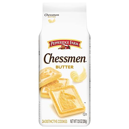 Pepperidge Farm Chessmen Butter Cookies, 7.25 oz. Bag (Packaging may vary)
