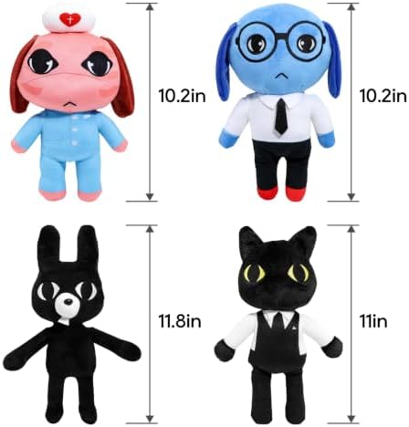 DUMPOP Animal Hospital Plush,10inch Cute Secret Agent Plushies - 1