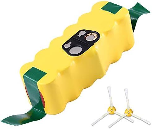 Eagglew 14.4V 4.5Ah Replacement Battery Compatible with Roomba Battery R3 500 600 700 800 900 Series 500 510 531 535 540 550 552 560 570 580 595 620 650 660 700 760 770 780 790 800 900 with Brush