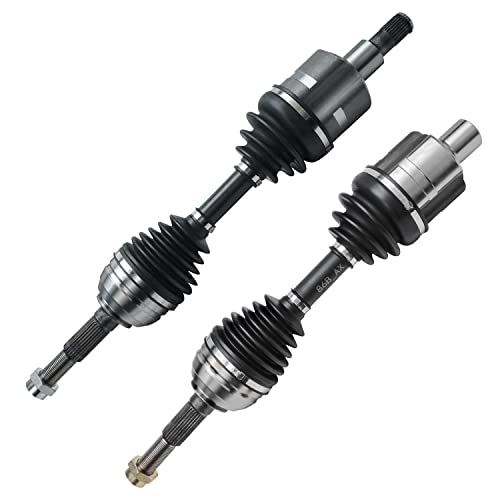 Image of Detroit Axle - 4WD Front 2pc CV Axles for Chevrolet S-10 Blazer GMC Jimmy Sonoma Isuzu Hombre Olds Bravada, 2 CV Axle Shafts Assembly Replacement