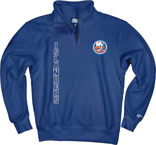 Blue 84 New York Islanders NHL Officially Licensed Quarter Zip Sweatshirt Breakaway Team Color, X-Large by Blue 84 - Used condition - US$61.27