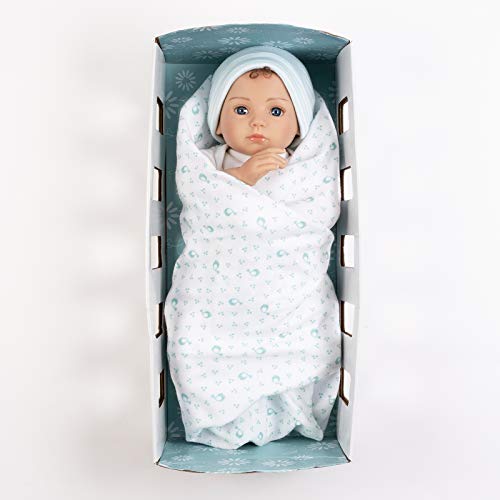 Paradise Galleries Realistic Newborn Baby Doll Boy With Rooted Hair - Forever Yours Trust, 7-Piece Reborn Doll Gift Set With Magnetic Pacifier #TOP5