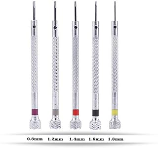 LHKJ 5 Pieces Precision Watchmakers Screwdrivers Repair Set,Magnetic Professional Repair Tool Kit for Glasses,Watch Repair