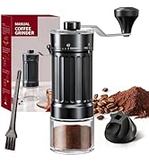 Amazon | Vixplornコーヒーミル 手動 コーヒー豆挽き セラミック研磨