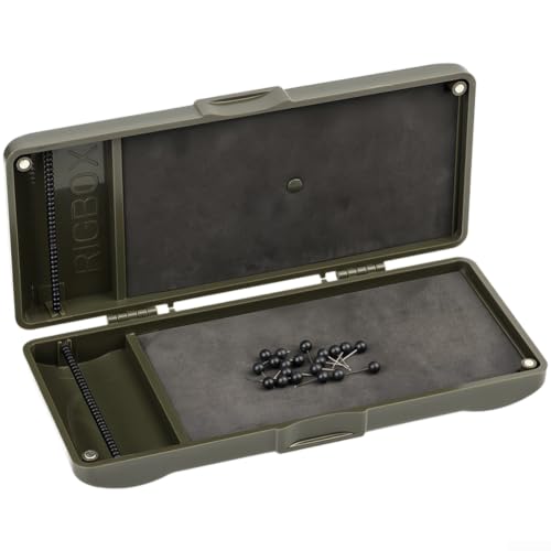 Fishing Tackle Line Storage Box, PP Plastic Size 23.2 * 10 * 3.4cm Green