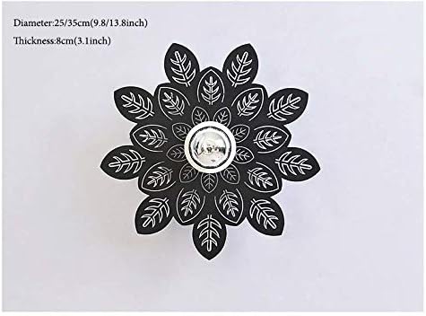 Gold Happy Modern Creative Flower Shadow Lamp Light for Bedrooom Living Room Hotel Bedside Light Wall Decor Art Light Fixtures