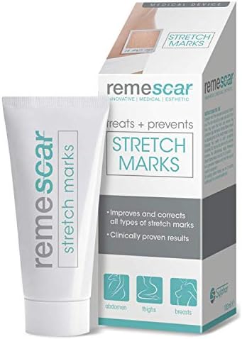 Remescar - Stretch Marks Treatment - Cream for Stretch Mark Scars - Treat, Prevent and Correct Stretch Marks - Clinically Proven Stretch Mark Prevention - Visit the Remescar Store