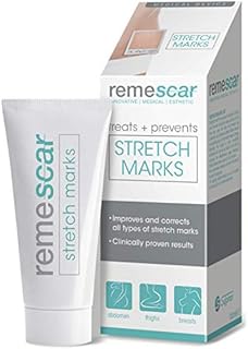 Remescar - Stretch Marks Treatment - Cream for Stretch Mark Scars - Treat, Prevent and Correct Stretch Marks - Clinically Proven Stretch Mark Prevention - Visit the Remescar Store