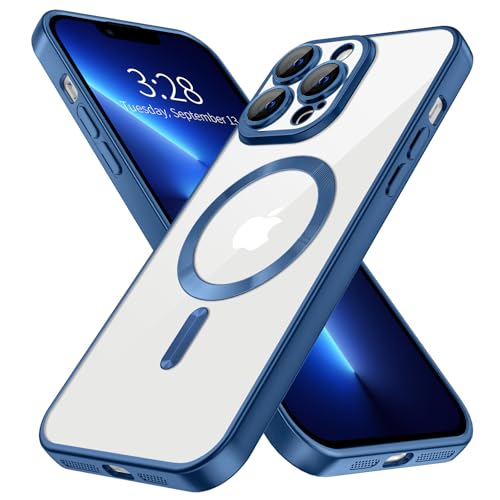 Hython ���C�N���A iPhone 13 Pro�p �J���������Y�v���e�N�^�[�t�� [MagSafe�Ή�] ���O�W���A���[���b�L�G�b�W �X���� �\�t�g TPU �J�o�[ �ی�P�[�X iPhone 13 Pro 6.1�C���`�p�A�}�b�g�f�B�[�v�u���[