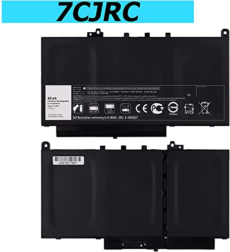 Batterie Dell 7CJRC de remplacement premium Latitude E7270 E7470 - 2