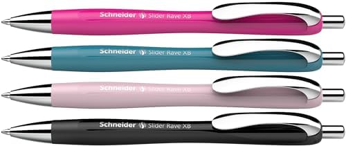 Schneider 5 pz Penna a Sfera Slider Rave XB Blu Tratto 1,4 mm