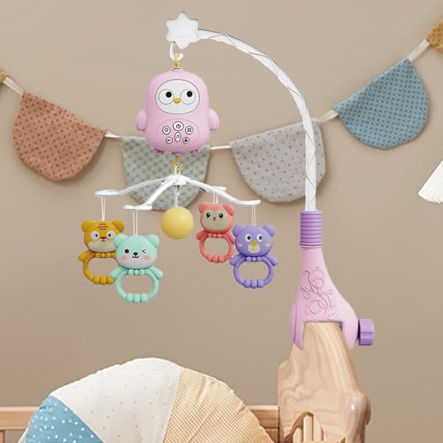 Support de sonnette de lit mobile pour berceau de bébé et jouet de parc - 3
