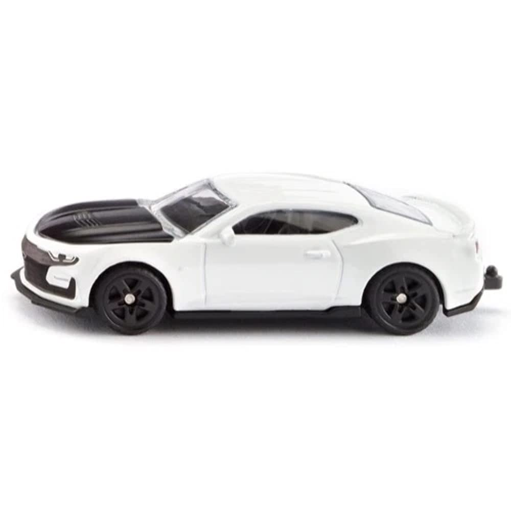 Siku 1538, Chevrolet Camaro, Metallo,Plastica, Bianco, Cofano apribile, Gancio di traino