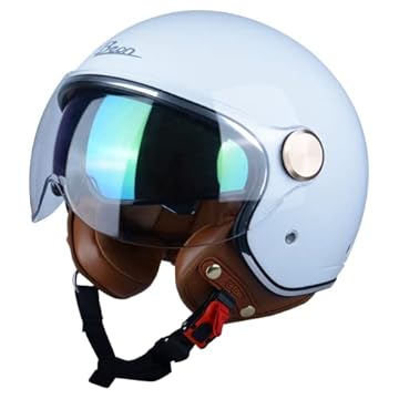 open face helmet cafe racer