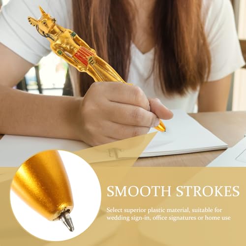 Pack de 5 bolígrafos creativos con tinta gel y diseño egipcio miniatura 5