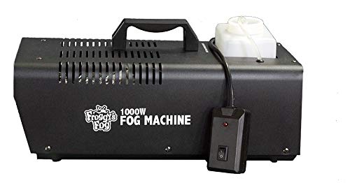Froggys Fog - 1000 Watt Halloween Fog Machine with Wired Remote Control - All Metal, Impressive Output, Timer and Wireless Control Options