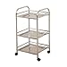 Produktbild Kstcfc Work Home Cart Tool 3 Tier Work Home-Ausrüstung Rollwagen, Beauty Work Home mit Universal-Bremsrad, ideal für Krankenhaus/Zahnklinik Geeignet für Jede Szene (größe : M50×35×75cm)