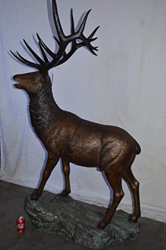 Estatua de Alce de Bronce a Tamaño Natural para Jardín miniatura 5