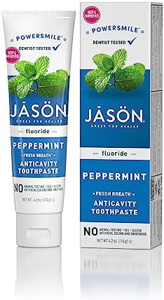Jason Powersmile Toothpaste with Fluoride 4.2 oz