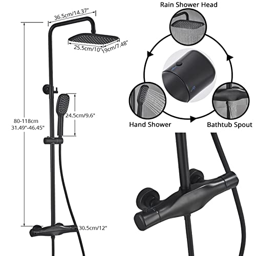 Système de douche anti-brûlure thermostatique pour la sécurité de la famille - 4