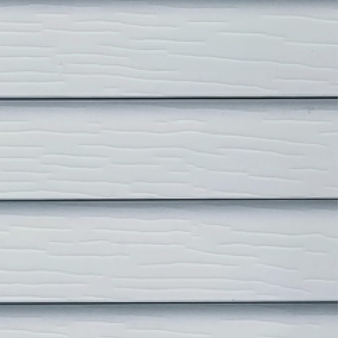 Funky Gadgets Faux Wood Blinds (String Grey Embossed, 220 W x 213H cm)
