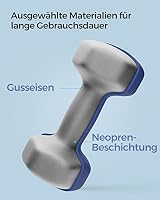 SONGMICS Hanteln, 2 x 4 kg, Hexagon Kurzhanteln, Neopren-Beschichtung – Ansicht 6