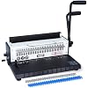 Rayson TD-1500B34R Binding Machine, Round Holes, 3:1 Pitch Wire-O Binder Punch 15 Sheets/Bind 130 Sheets with Sturdy Metal Construction