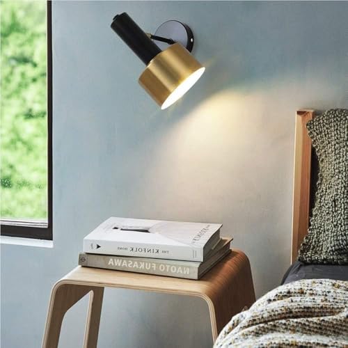 Applique murale rotative E27 style industriel luminaire géométrique buanderie