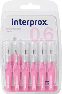 INTERPROX reg nano rosa Interdentalbürste Blister 6 St Zahnbürste INTERPROX reg nano rosa Interdentalbürste Blister 6 St Zahnbürste