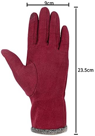 Dokpav Womens Winter Warm Gloves Touch Screen Phone Soft Warm Lined Thick Gloves Windproof for Outdoor Sports,Driving,Running,Walking