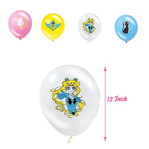 Sailor Anime Party Supplies Moon Anime Happy Birthday Balloons For Moon Girl Birthday Decorations (Sr-Sailor) #TOP5