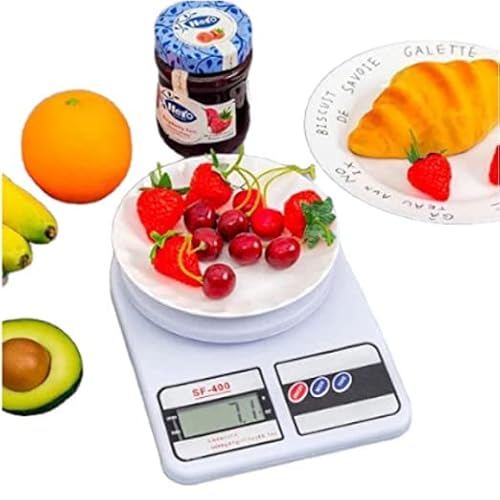 Balanca Digital Cozinha 1g a 10kg Fitness - Alta Precisao - Casa, Comida, Saude, Joalheria