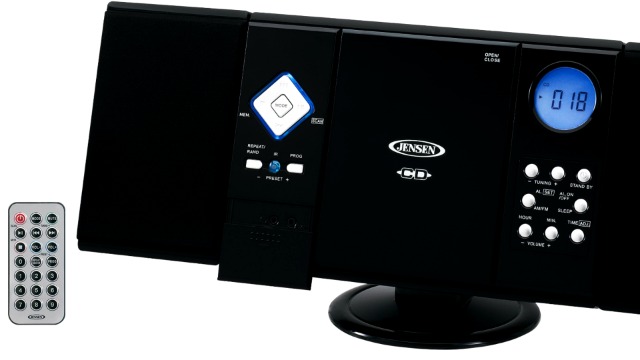 Amazon.com: Jensen Wall Mountable Vertical Loading CD Player with