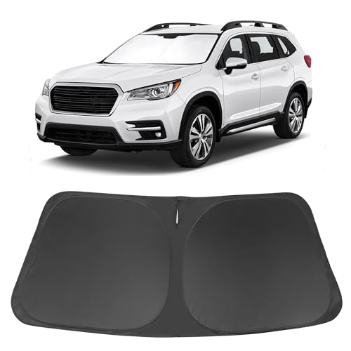 Image of Windshield Sun Shade Custom Fit for 2019-2024 2025 2026 S-ubaru Ascent Accessories Foldable Sunshade Sun Blocker Protect Car from Sun Rays & Heat Damage Keep Car Cooler