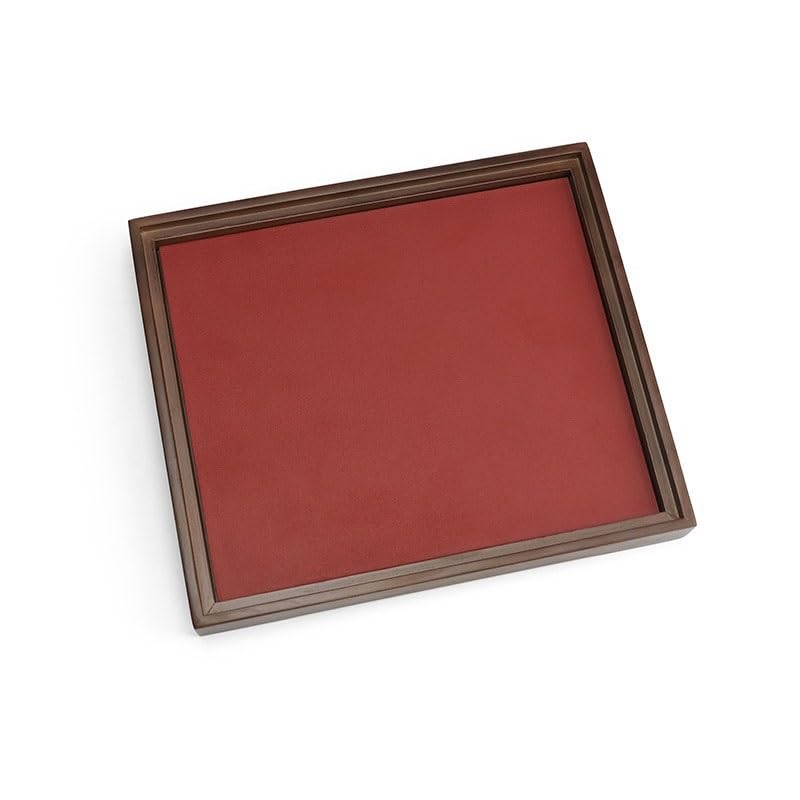 Bandejas Servir Comida Bandeja de cerámica Rectangular for té Rojo for Tostadas for Bodas for for refrigerios Festivos Mesa Cama