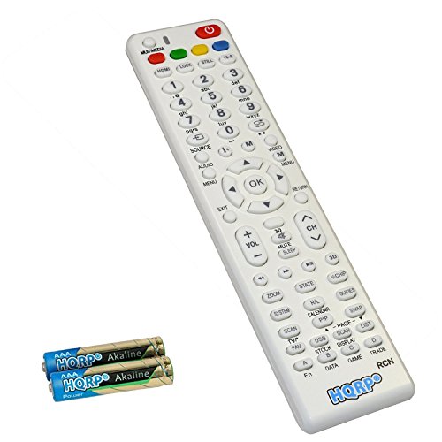 HQRP Remote Control Compatible with Haier L42C300 L42H08B L42K60B L47K60B L55B2181 LE24H3380 LCD LED HD TV Smart 1080p 3D Ultra 4K Plasma